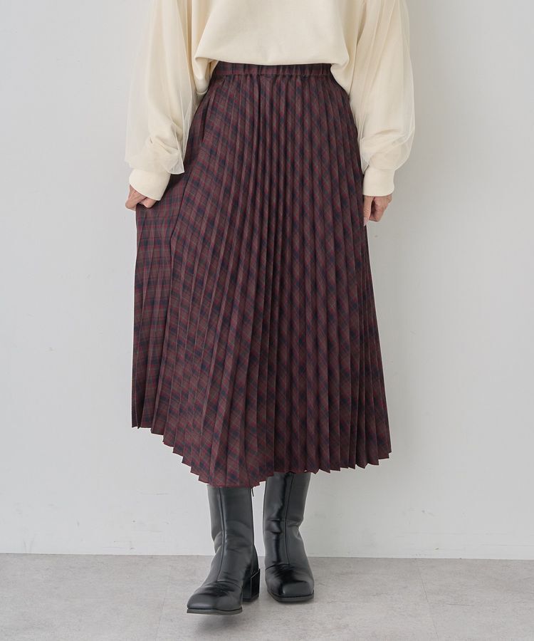 earth music&ecology「すきな丈T/Rプリーツスカート」|スカート|