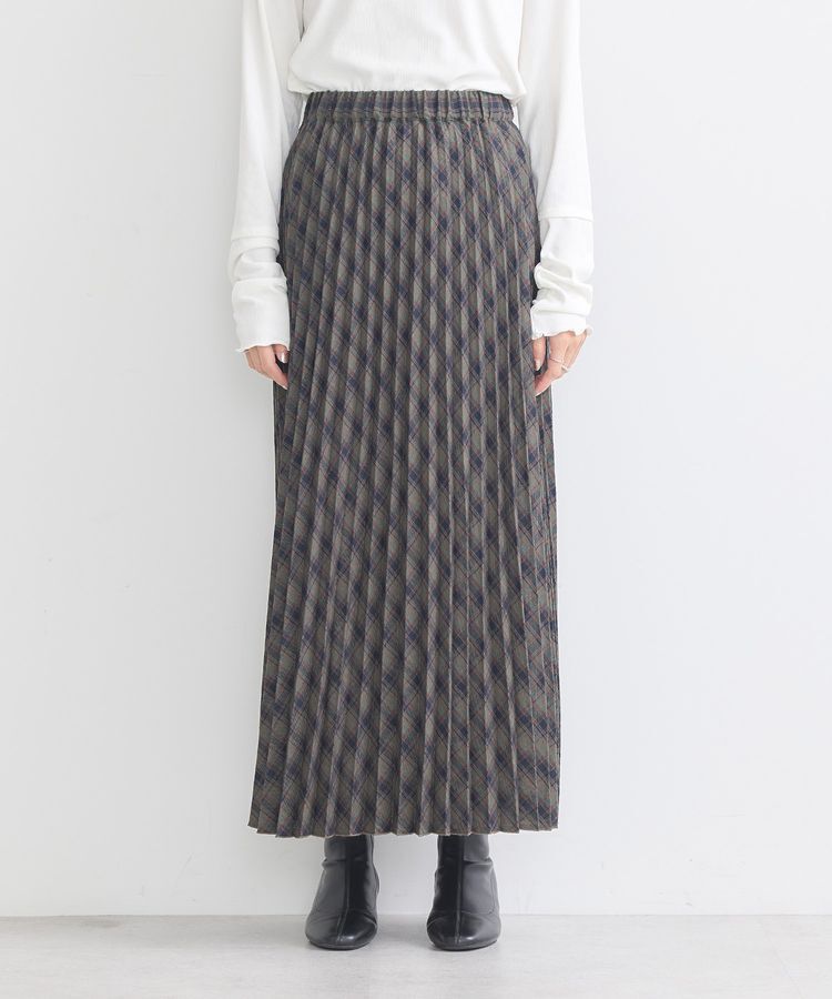 earth music&ecology「すきな丈T/Rプリーツスカート」|スカート|