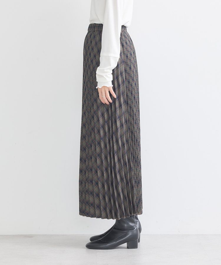 earth music&ecology「すきな丈T/Rプリーツスカート」|スカート|