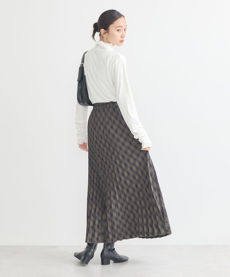 earth music&ecology「すきな丈T/Rプリーツスカート」|スカート|