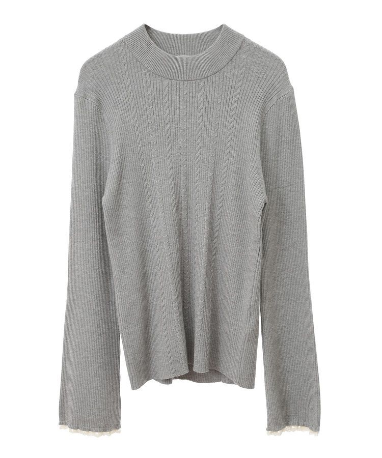 earth music&ecology「ナローケーブルプルオーバー」|ニット・セーター|