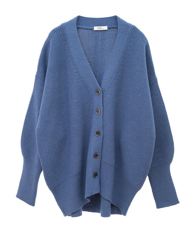 earth music&ecology「アンチピリングVネックカーディガン」|カーディガン|