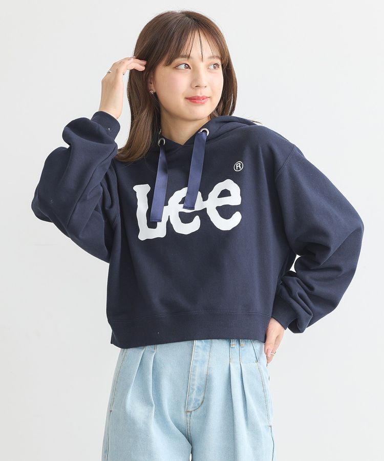 earth music&ecology「Lee&times;e.m.a.eショート丈パーカー」|スウェット・ジャージ|