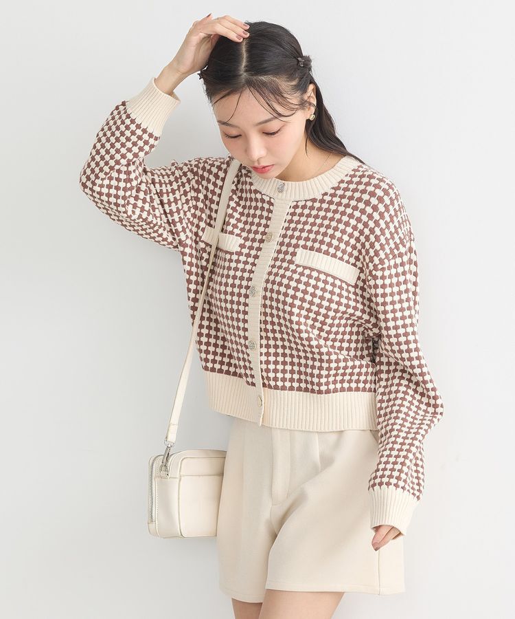 earth music&ecology「ジャガードニットプルオーバー」|ニット・セーター|