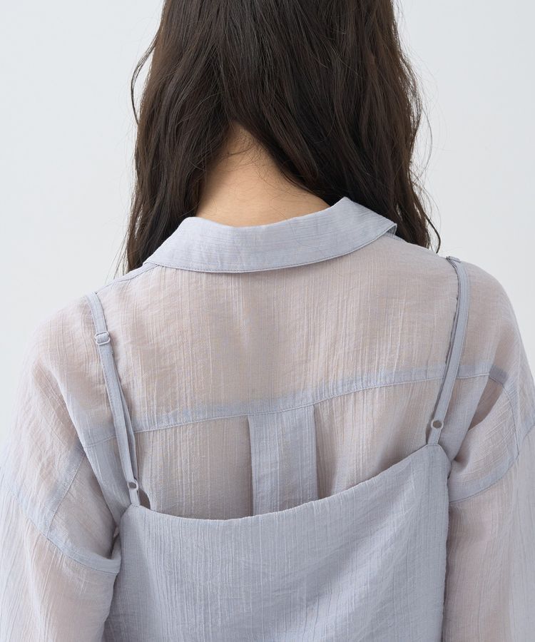 earth music&ecology「SET2点シャツ＋ビスチェ」|シャツ・ブラウス|