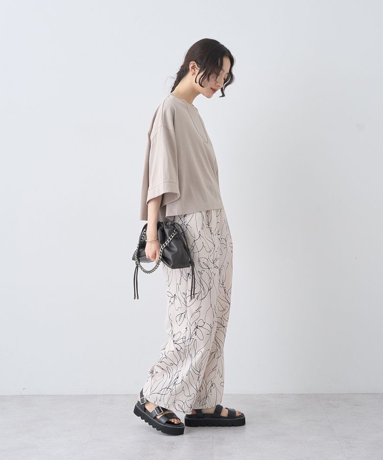 earth music&ecology「バックギャザーTee」|Tシャツ・カットソー|