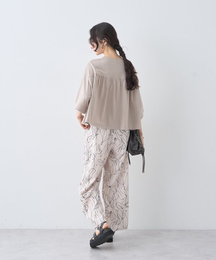 earth music&ecology「バックギャザーTee」|Tシャツ・カットソー|