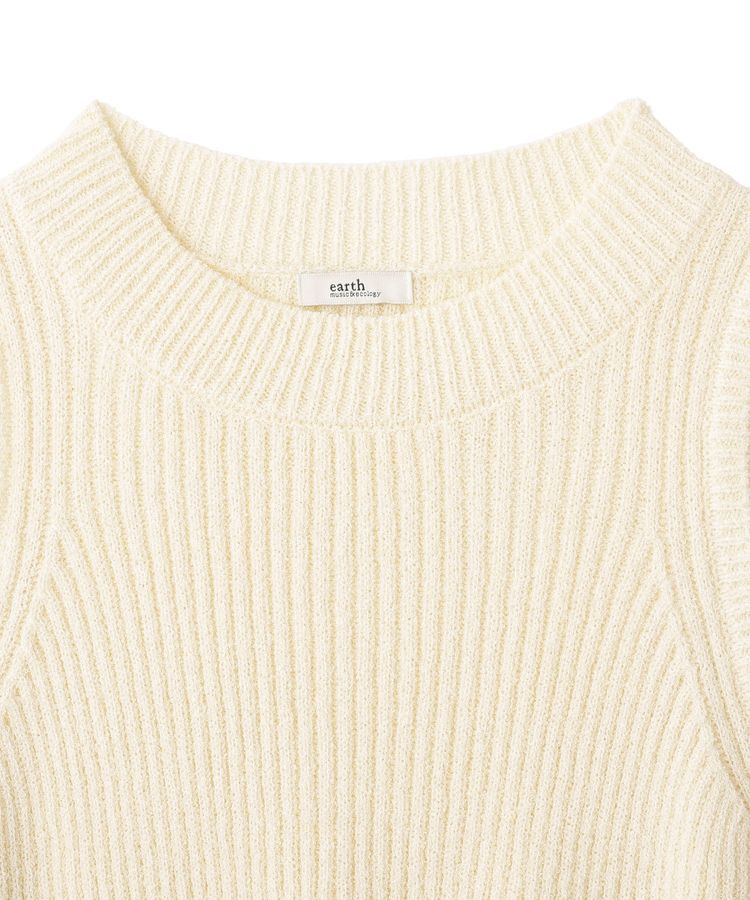 earth music&ecology「クルーネックニットベスト」|ベスト・ジレ|