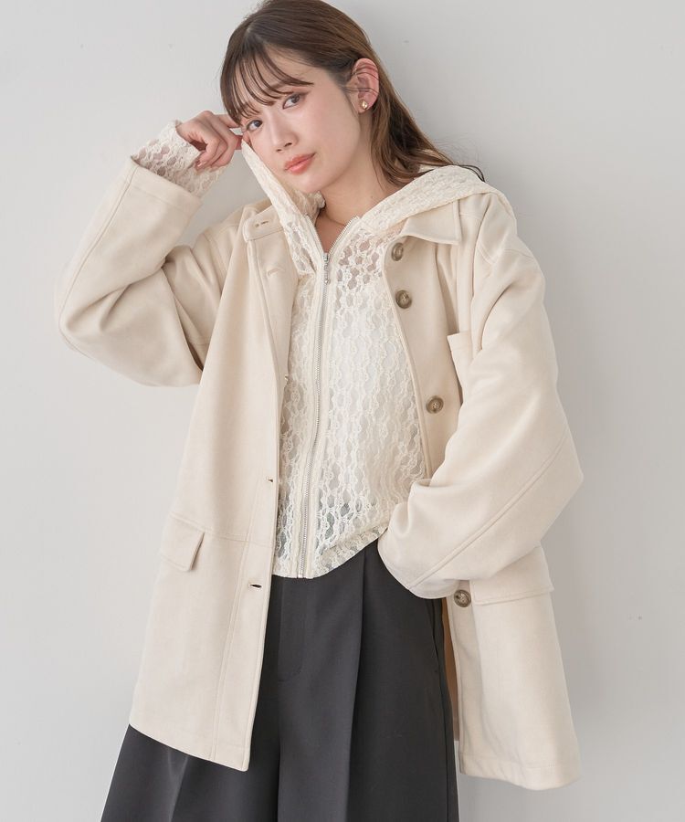 earth music&ecology「CPOシャツジャケット」|ブルゾン・スタジャン|