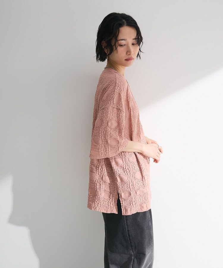 Green Parks「・SUGAR SPOON シャーリングカットレースTEE」|Tシャツ・カットソー|