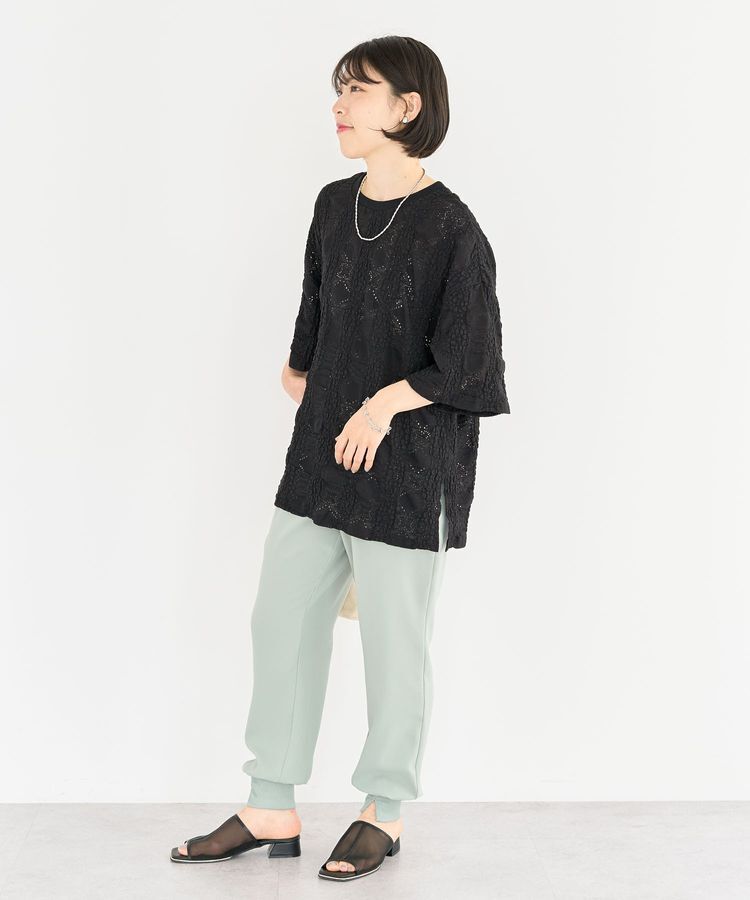 Green Parks「・SUGAR SPOON シャーリングカットレースTEE」|Tシャツ・カットソー|