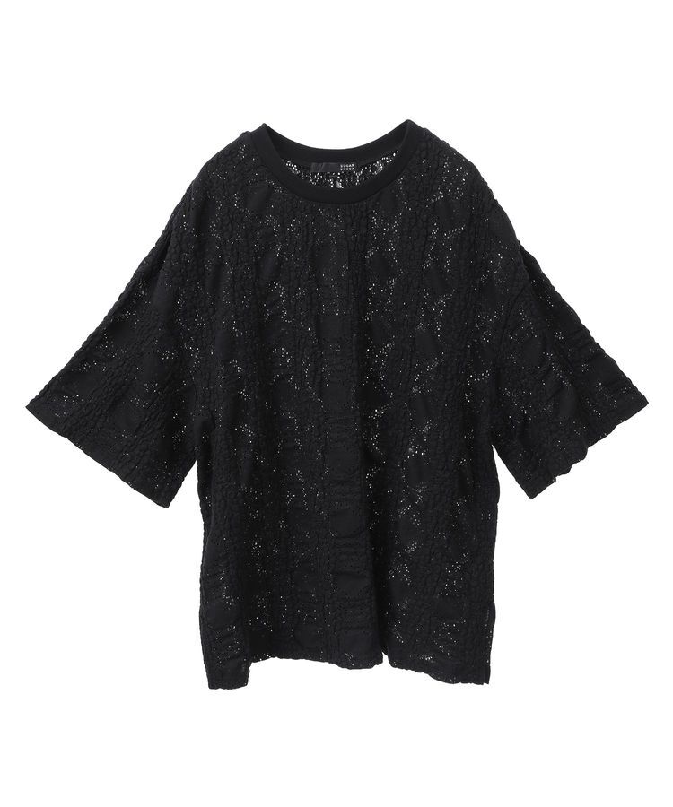 Green Parks「・SUGAR SPOON シャーリングカットレースTEE」|Tシャツ・カットソー|