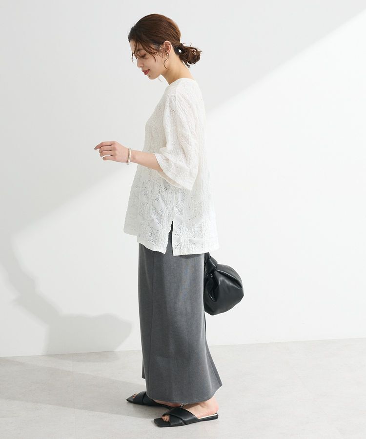 Green Parks「・SUGAR SPOON シャーリングカットレースTEE」|Tシャツ・カットソー|