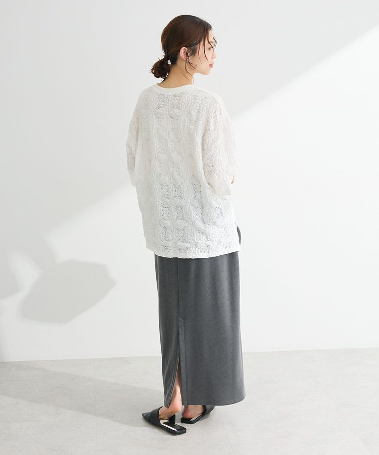 Green Parks「・SUGAR SPOON シャーリングカットレースTEE」|Tシャツ・カットソー|