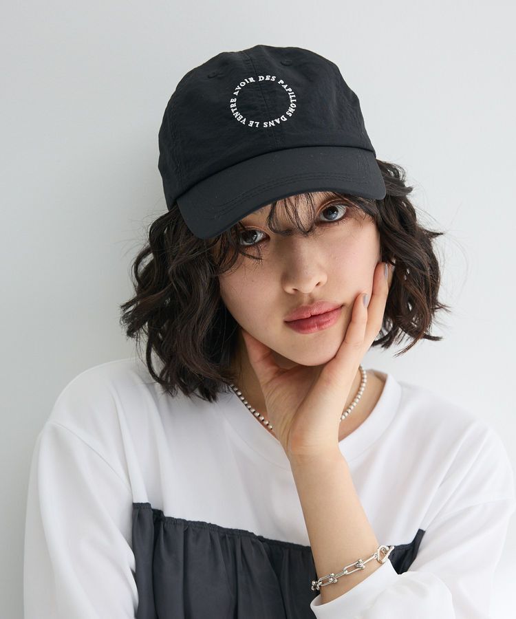 armonia「every walk.ナイロンロゴキャップ」|その他|Black