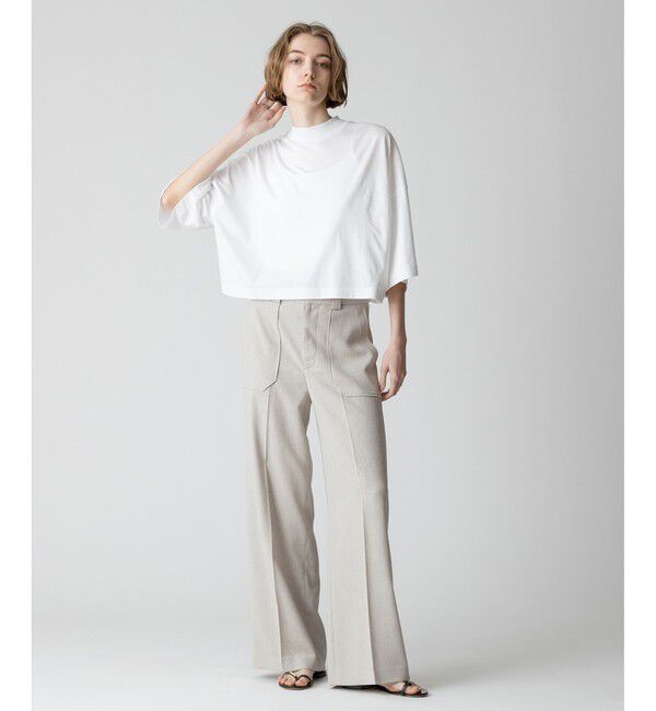 allureville「【セットアップ対応可能】麻調カルゼワイドパンツ」|その他|