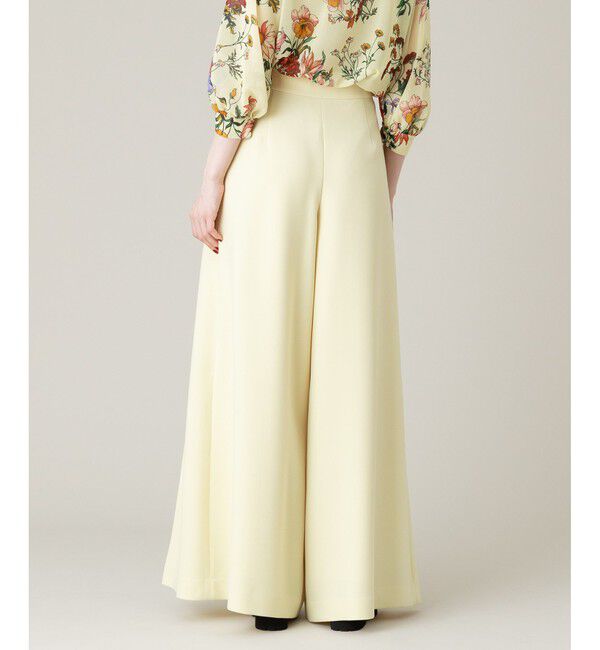 LOULOU WILLOUGHBY「【LOULOU WILLOUGHBY】ジョーゼットタックワイドパンツ」|その他|