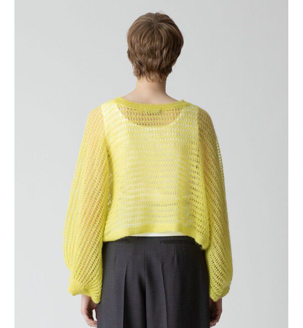 allureville「ドライモヘヤメッシュプルオーバー」|ニット・セーター|