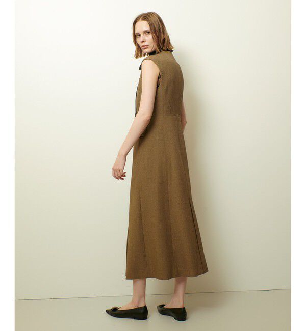 allureville「ツィードライクロングジレワンピース」|ワンピース|