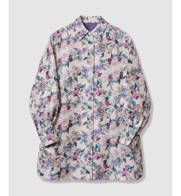 LOULOU WILLOUGHBY「【LOULOU WILLOUGHBY】LIMONTAフラワージャガードシャツワンピース」|ワンピース|