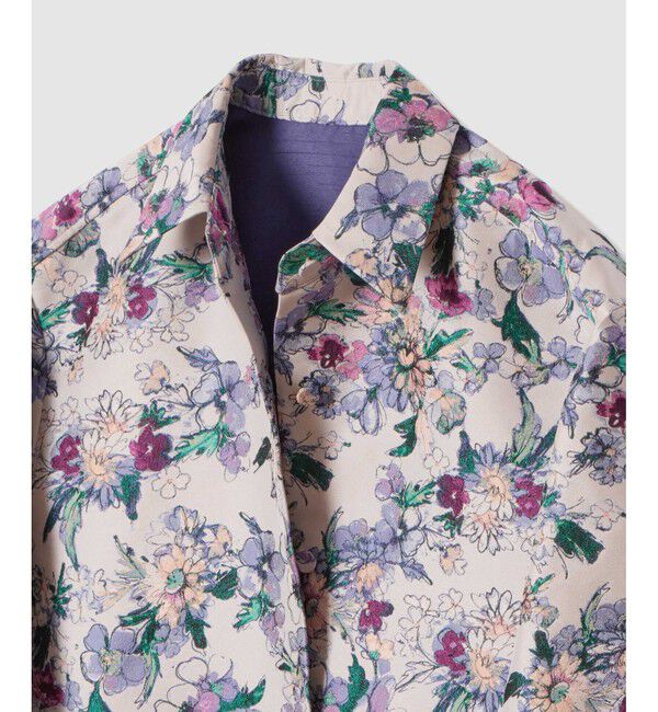 LOULOU WILLOUGHBY「【LOULOU WILLOUGHBY】LIMONTAフラワージャガードシャツワンピース」|ワンピース|