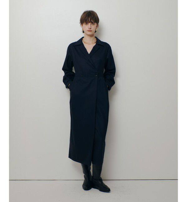 allureville「ウールポリカシュクール風ワンピース」|ワンピース|