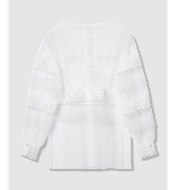 LOULOU WILLOUGHBY「【LOULOU WILLOUGHBY】チュールレースブラウス」|シャツ・ブラウス|