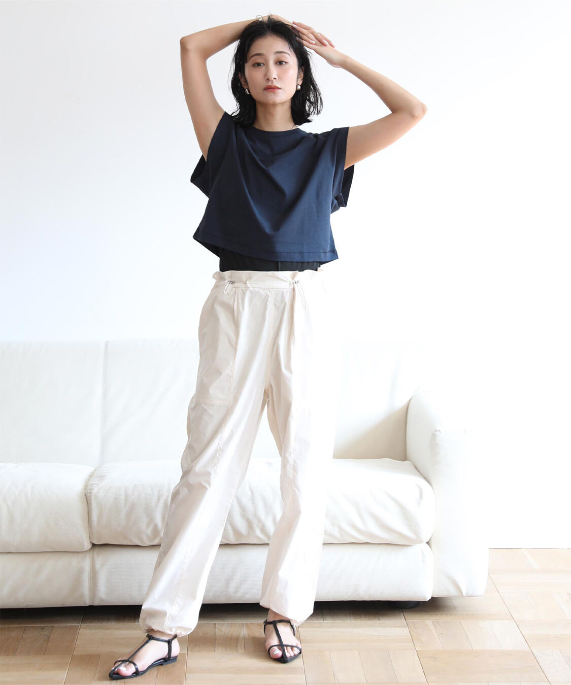 ur's「汗染み防止ワイドスリーブTシャツ」|Tシャツ・カットソー|