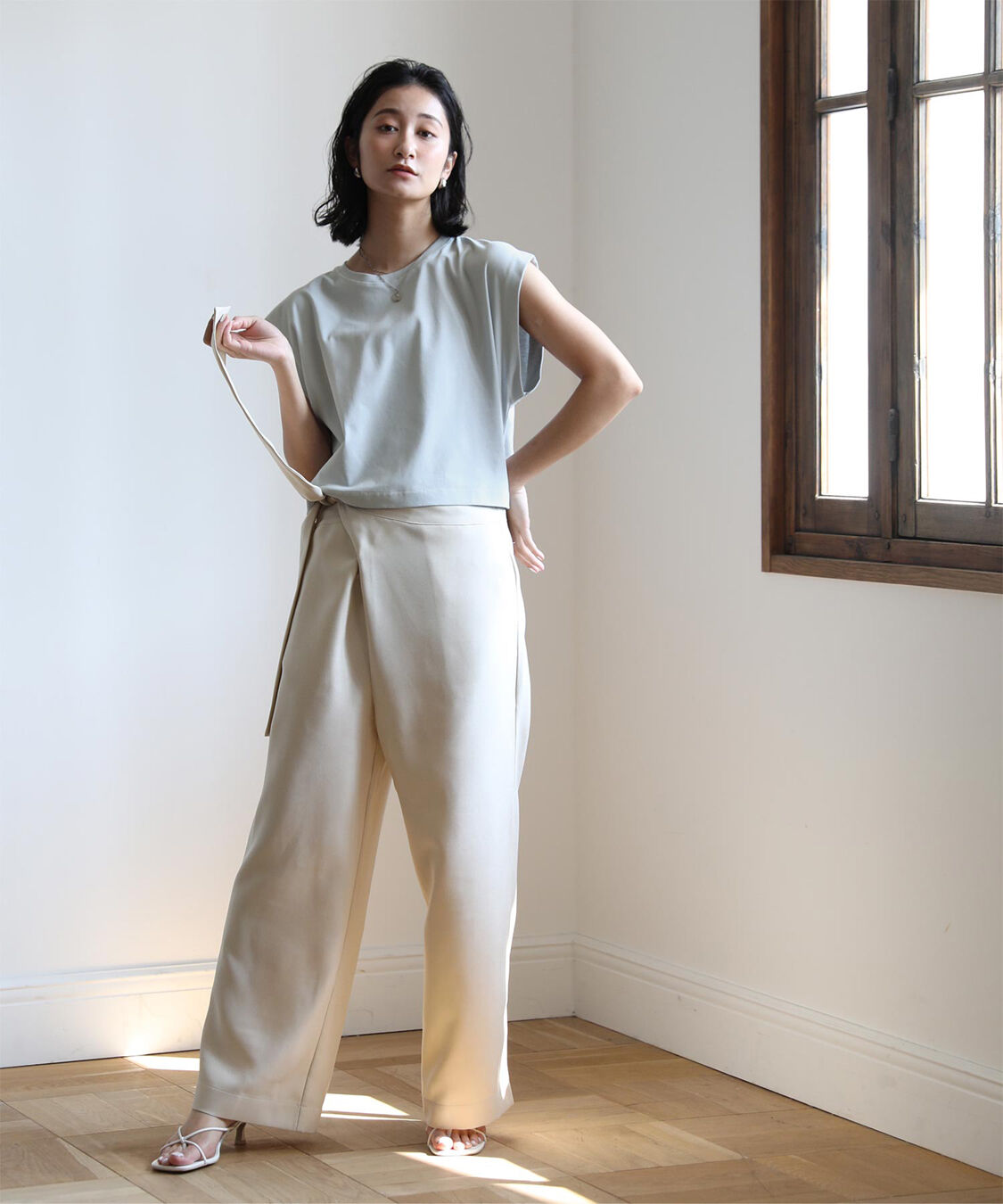 ur's「汗染み防止ワイドスリーブTシャツ」|Tシャツ・カットソー|