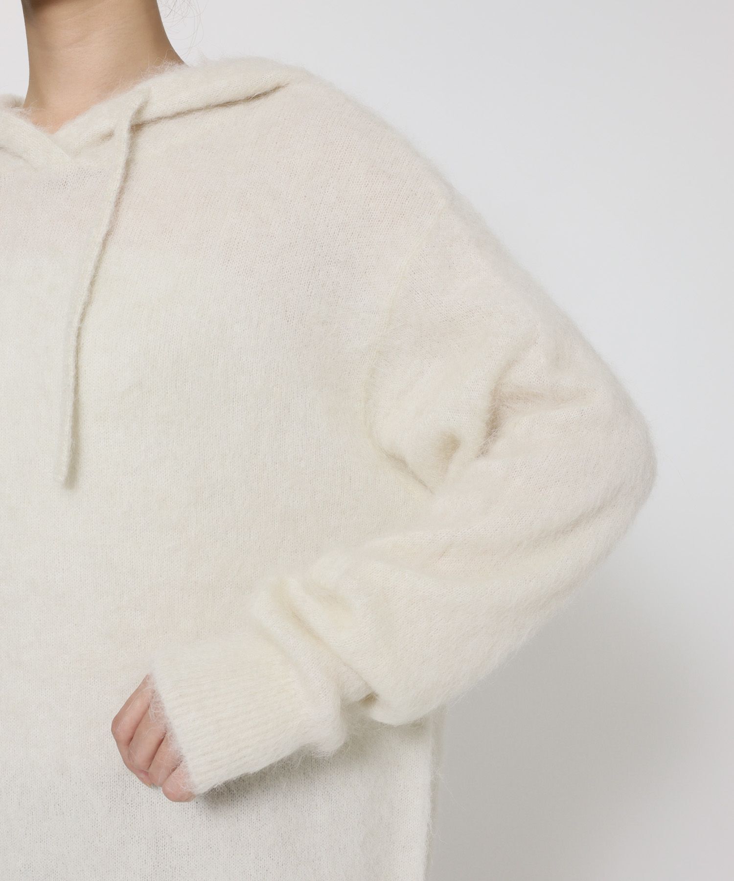 BABYLONE「ラマニットパーカー」|ニット・セーター|