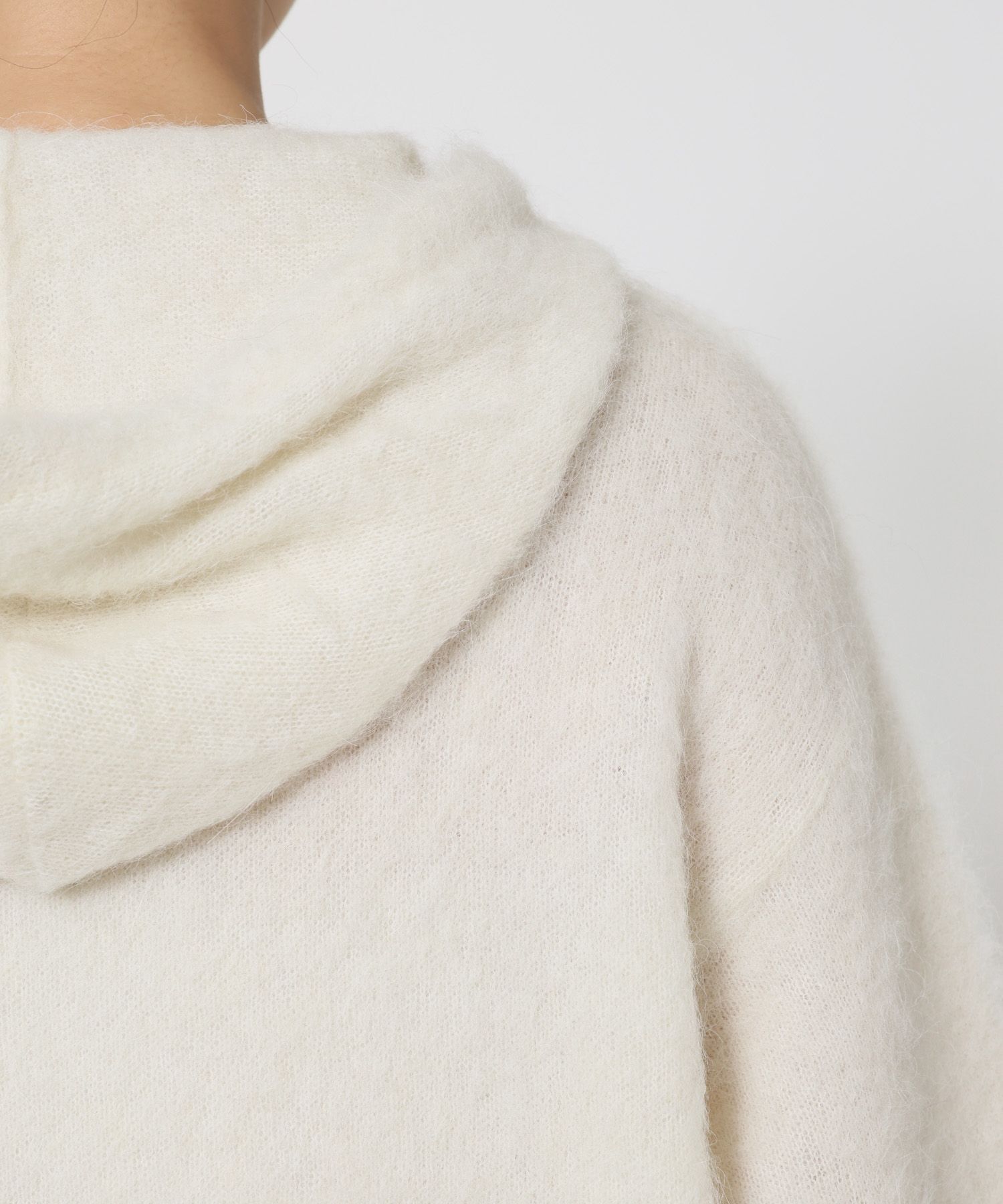 BABYLONE「ラマニットパーカー」|ニット・セーター|