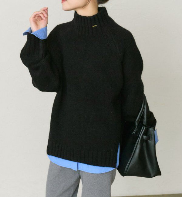 アルパカ混ハイネックニットプルオーバー｜ルミネのファッション通販