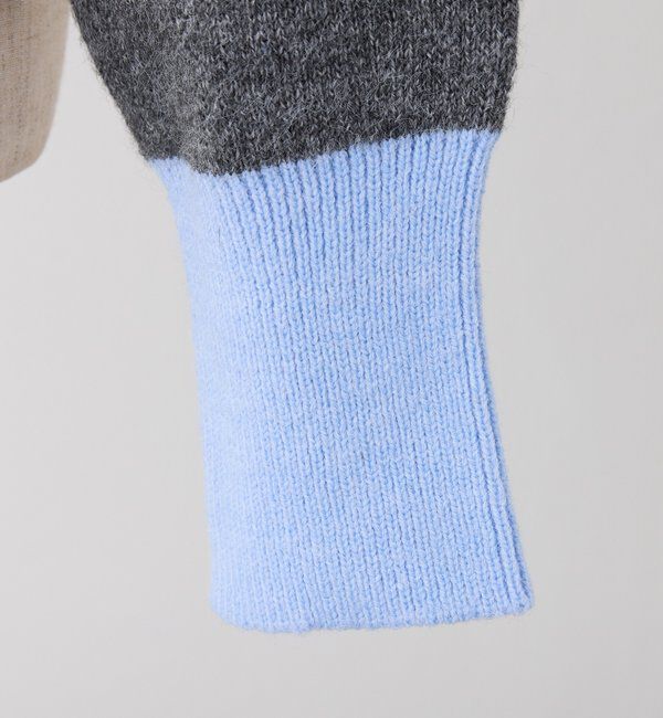  「配色袖刺繍入りカーデ」|ニット・セーター|