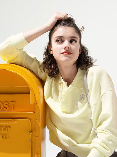 Lugnoncure「ポロ裏毛プルオーバー《2025spring catalog item》」|Tシャツ・カットソー|イエロー