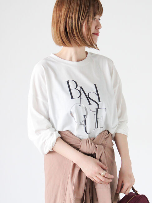 Lugnoncure「プリントアソートロングTシャツ」|Tシャツ・カットソー|シルバー