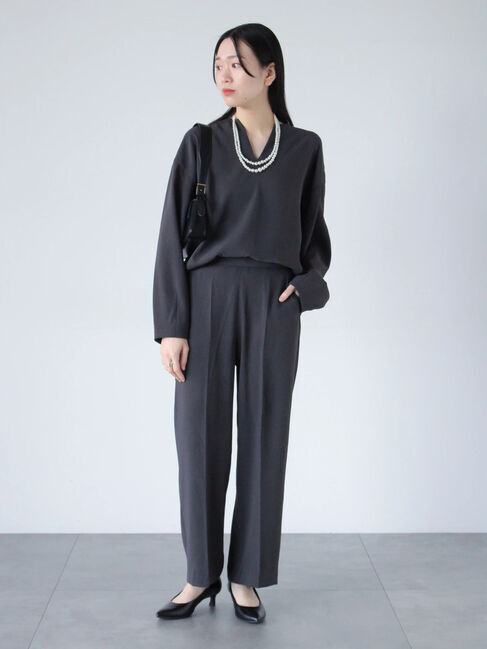 sm2rhythm「【セレモニーアイテム】ジョーゼットブラウス(セットアップ可)」|シャツ・ブラウス|