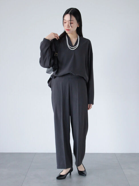 sm2rhythm「【セレモニーアイテム】ジョーゼットブラウス(セットアップ可)」|シャツ・ブラウス|