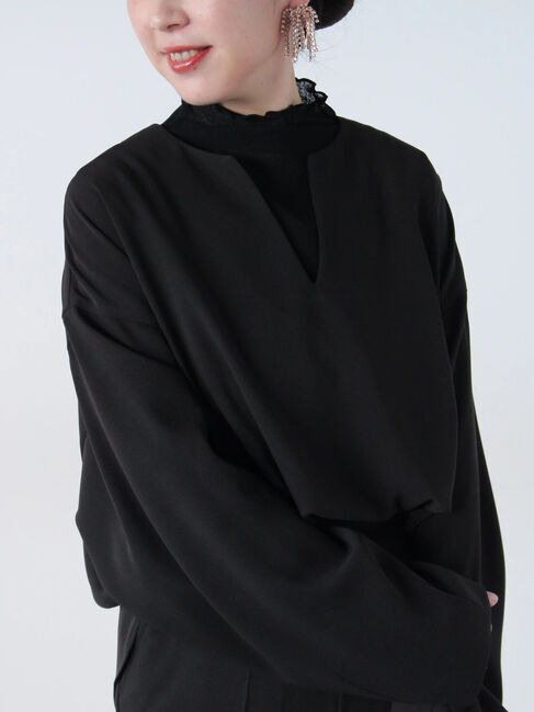 sm2rhythm「【セレモニーアイテム】ジョーゼットブラウス(セットアップ可)」|シャツ・ブラウス|