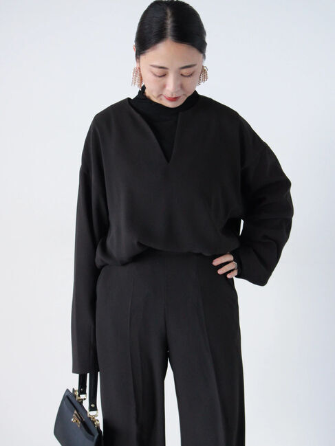 sm2rhythm「【セレモニーアイテム】ジョーゼットブラウス(セットアップ可)」|シャツ・ブラウス|