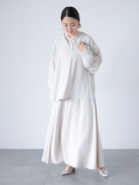 sm2rhythm「【セレモニーアイテム】ジョーゼットブラウス(セットアップ可)」|シャツ・ブラウス|