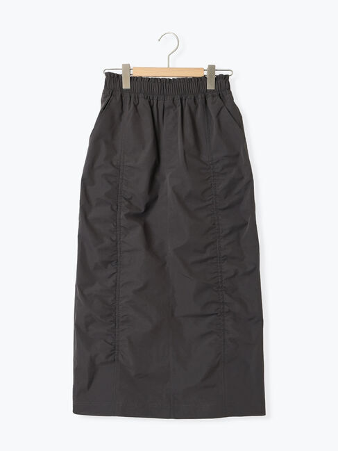 Samansa Mos2 blue「シャーリングスカート」|スカート|