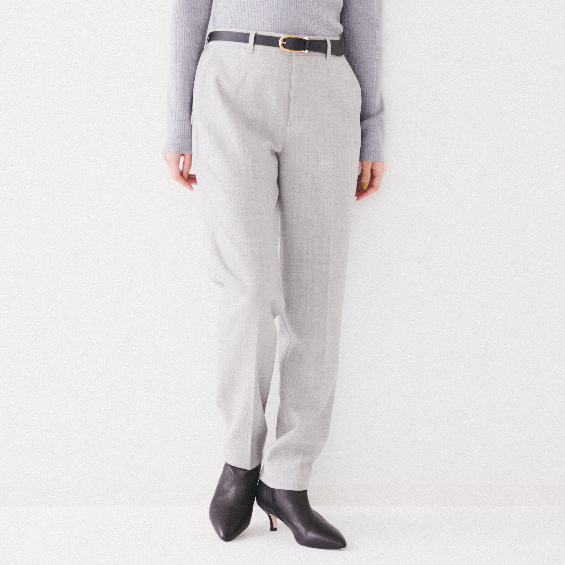 UNTITLED「【後ろウエストゴム/洗える】2WAYストレッチテーパードパンツ」|その他|