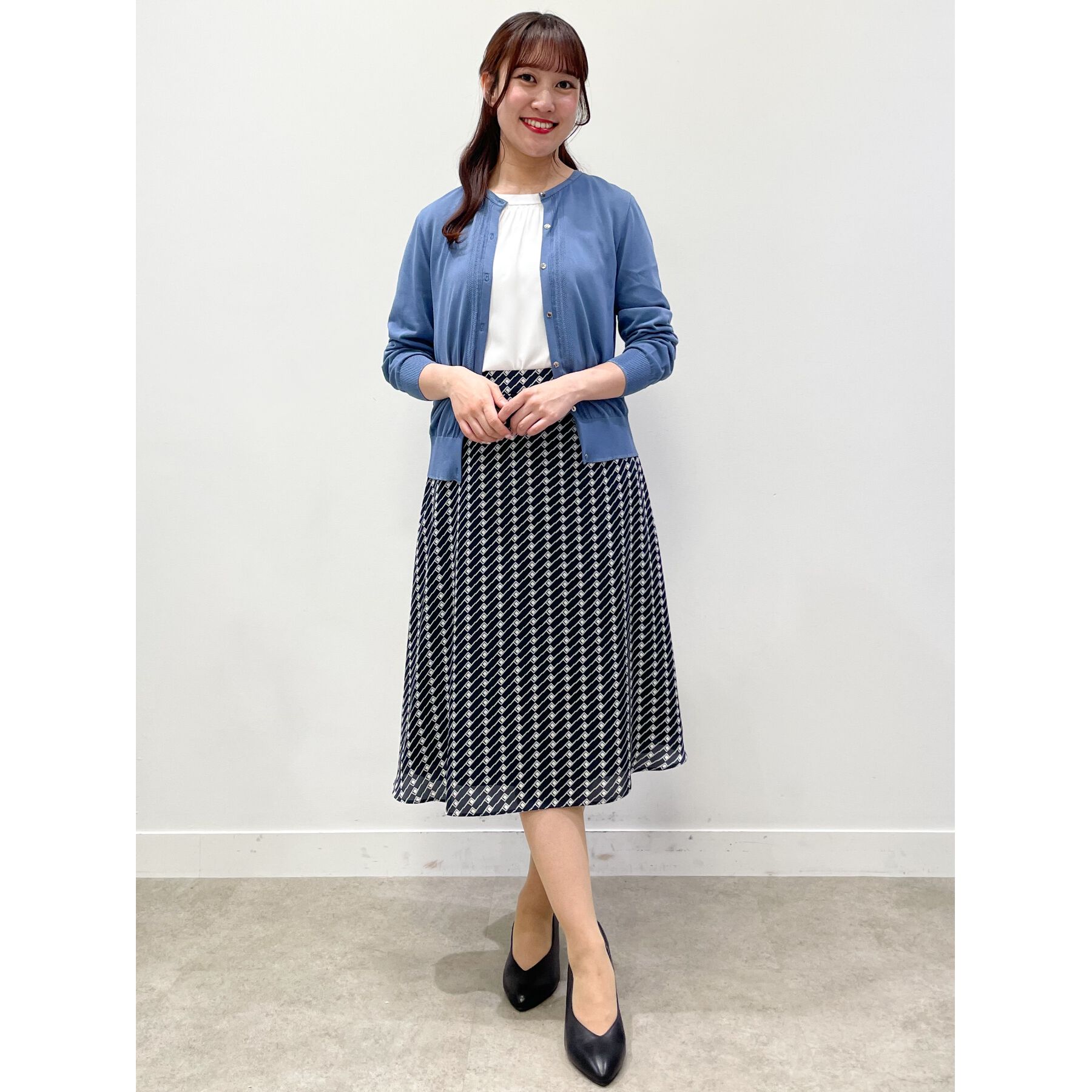 Reflect「【WEB限定カラーあり／マシンウォッシュ可／セットアップ可能】プリントフレアスカート」|スカート|