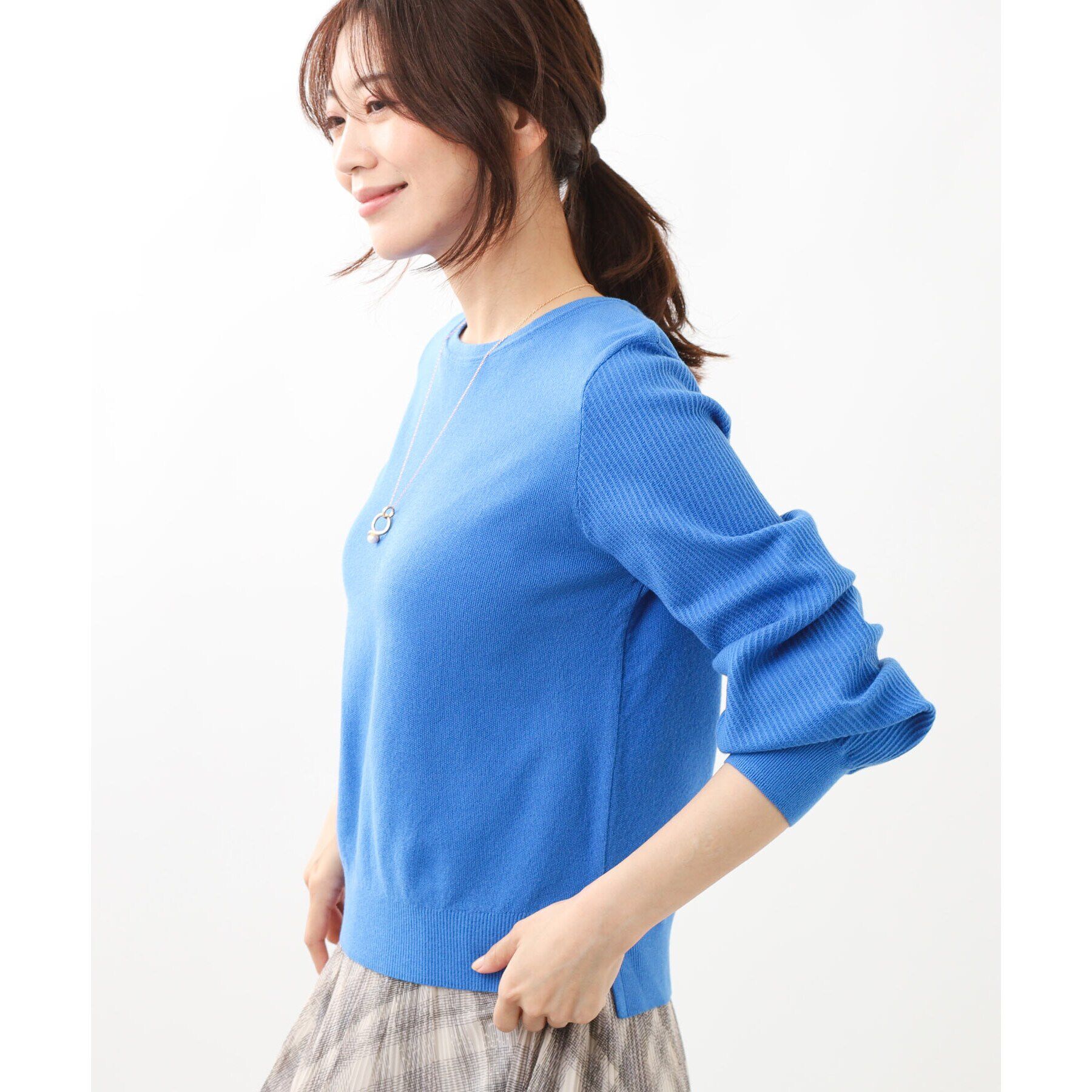 Reflect「【マシンウォッシュ可】パフスリーブニット」|ニット・セーター|