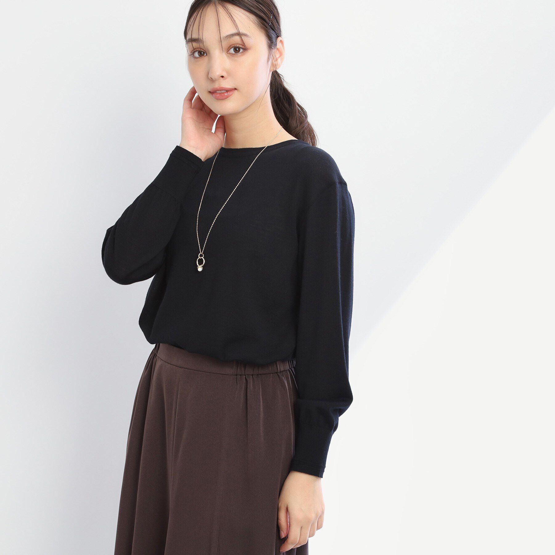 Reflect「【アンサンブル可能】きれいめベーシックニット」|ニット・セーター|