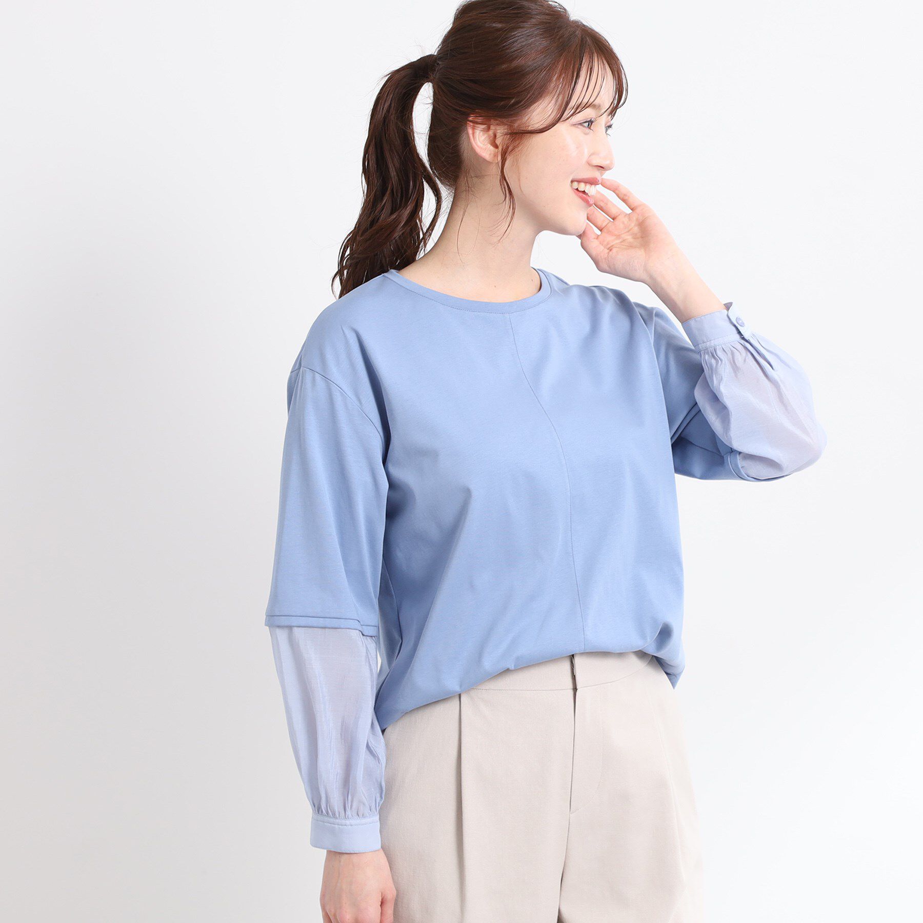 Reflect「【手洗い可】プルオーバージャージ」|Tシャツ・カットソー|