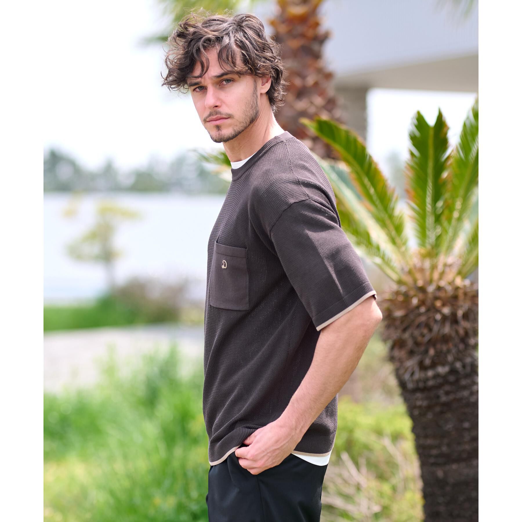 DRESSTERIOR「ドライメッシュニット」|ニット・セーター|