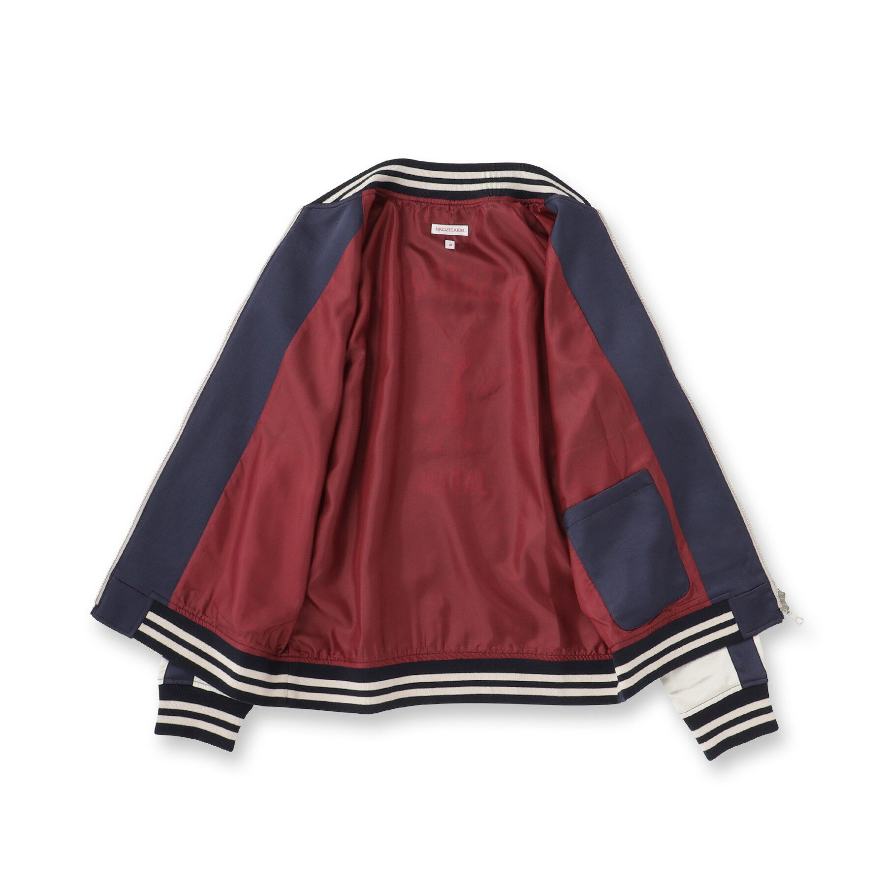 DRESSTERIOR「ラビット刺繍 スカジャン」|ブルゾン・スタジャン|