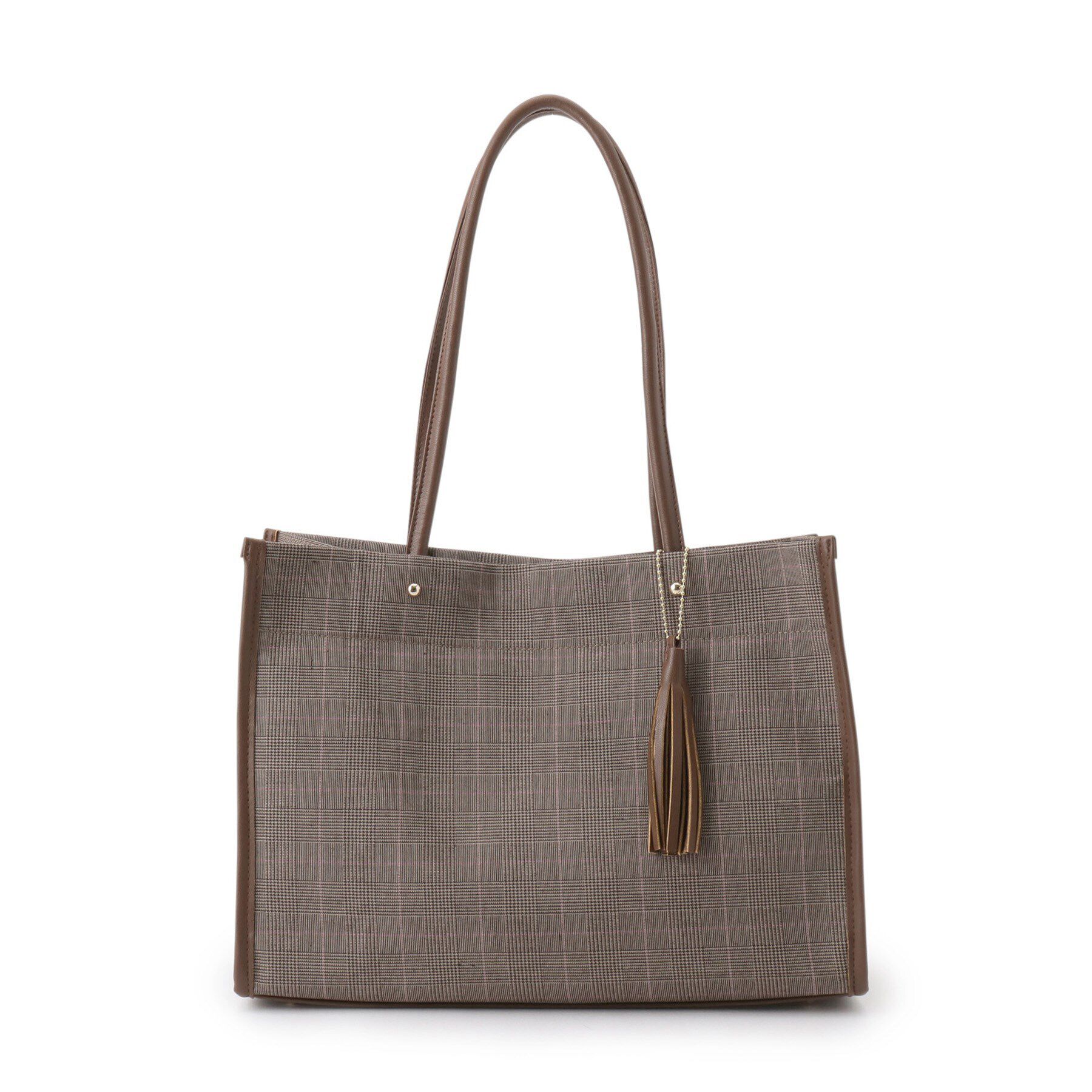 grove「【A4】アソートパイピングタッセルトート」|トートバッグ|