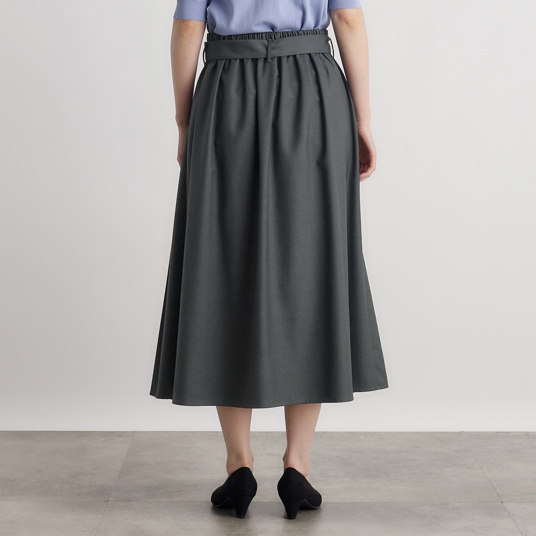 grove「くるみバックルラップ風スカート」|スカート|